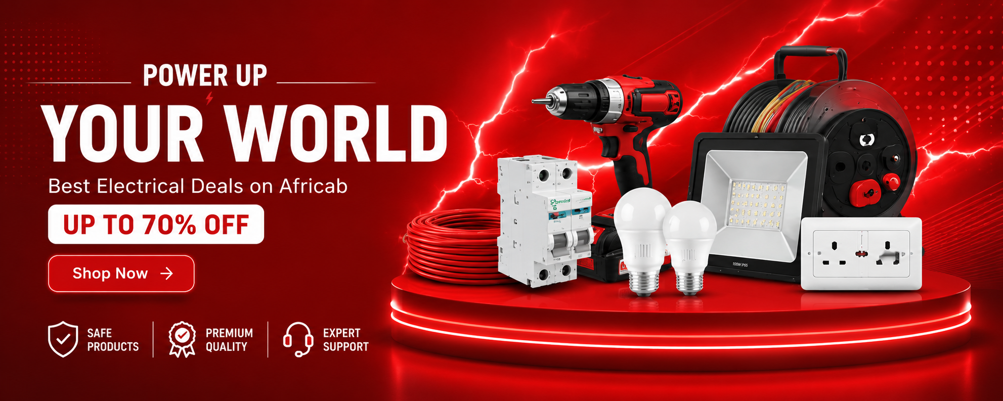 Africab Electrical Banner