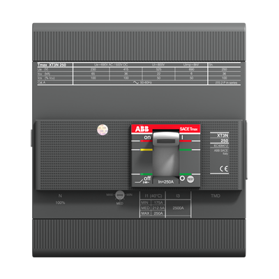 ABB MCCB 4P 4P,250A,50Ka Fix [Xt]