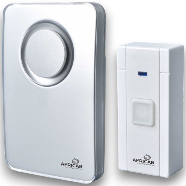Wireless Door Bell White + Silver Bj-9621K DC
