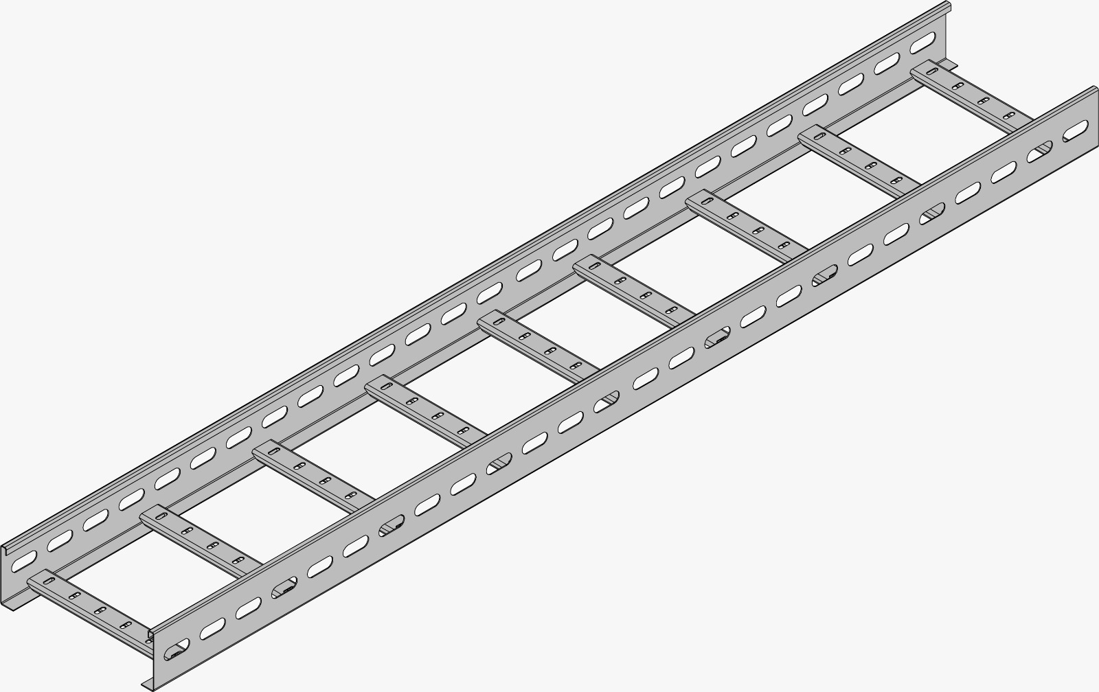 Cable Ladder 400X100X1.5Mmx2.9Mtrs