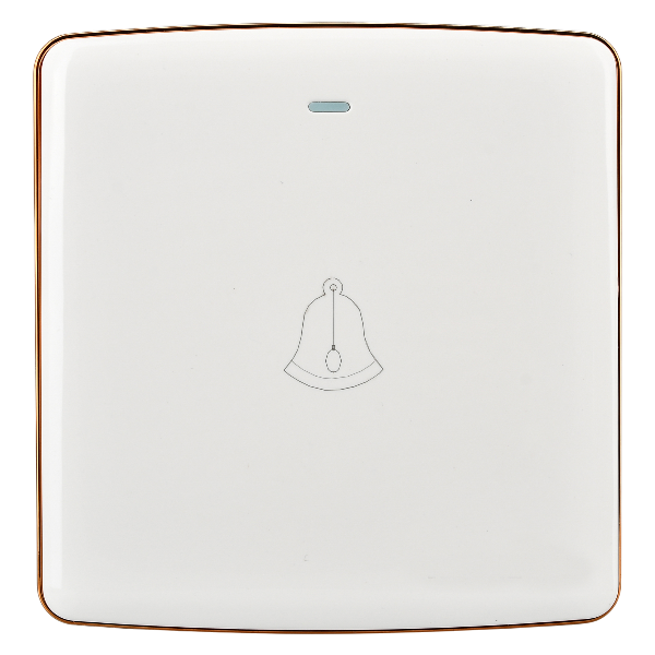 Africab Bell Push Switch white