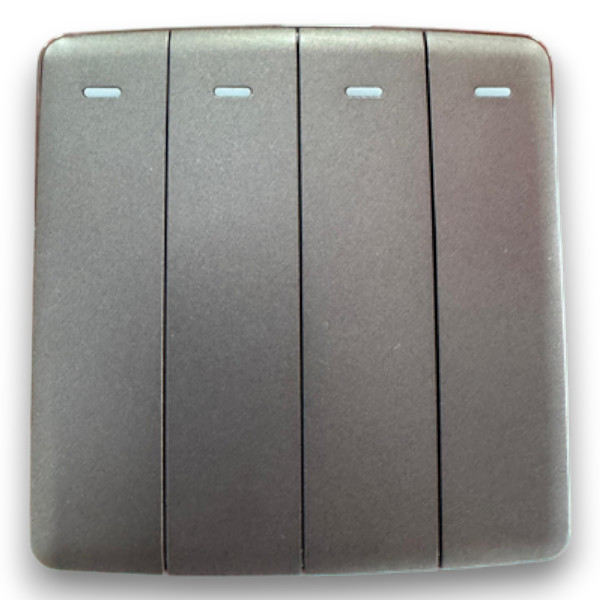 Africab Da Series Switches & Socket 4 Gang 2 Way