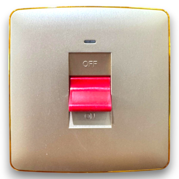 Africab Da Series Switches & Socket 45Ad.P. Switch With Neon