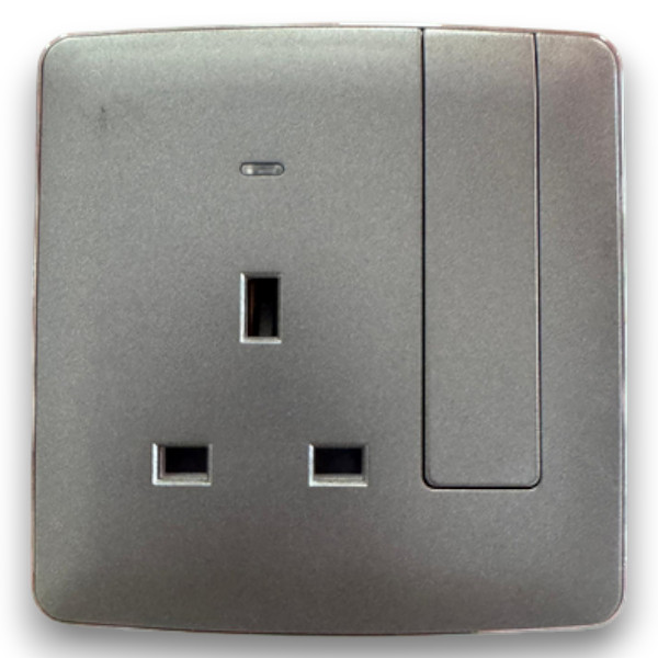 Africab Da Series Switches & Socket 13A Socket With Neon(Big Button)