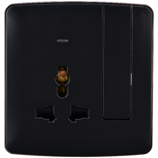 Africab Multi 13A Socket With Neon(Big Button)