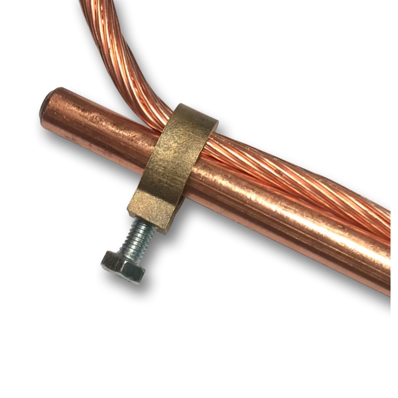 EARTH ROD 16MMX5FT WITH CLAMP W/O THREAD