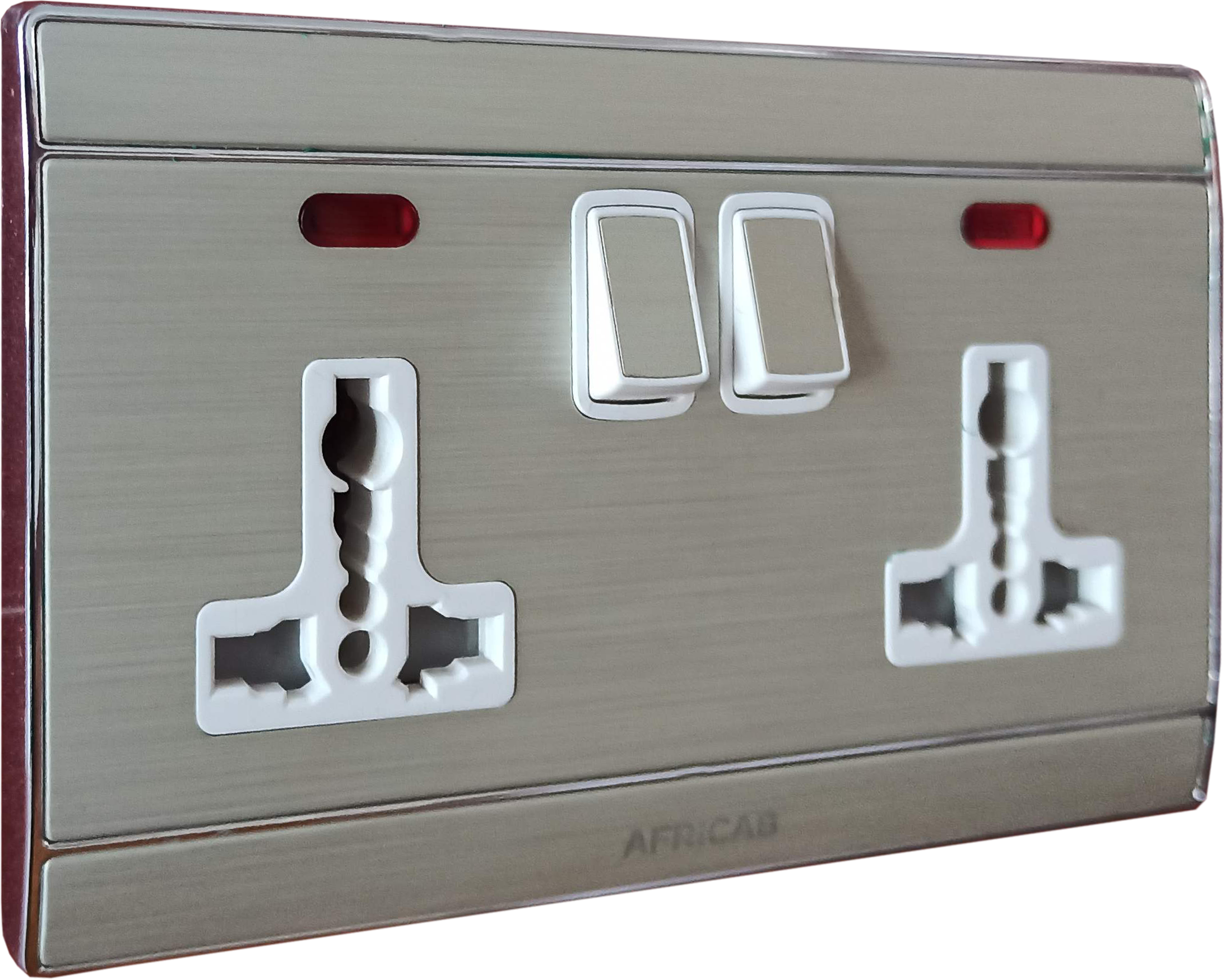 Double 13A Multi Socket Switch With Neon Cs8755Sdl