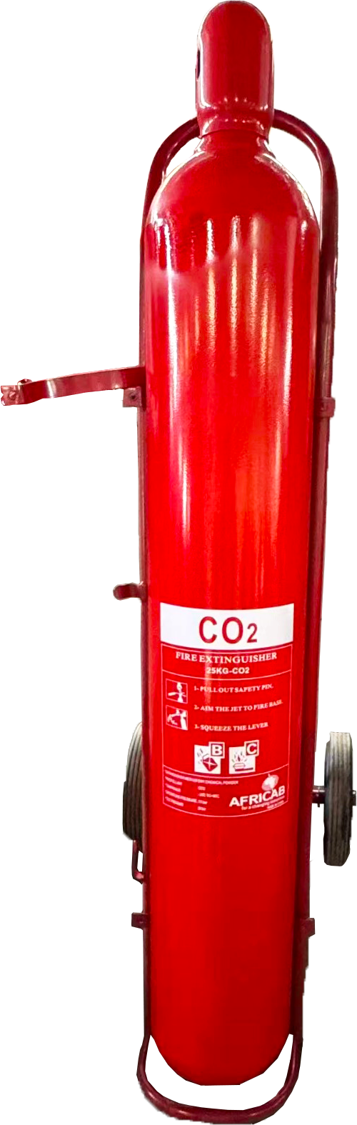 Fire Extinguisher Trolley Type 50Kg Co2