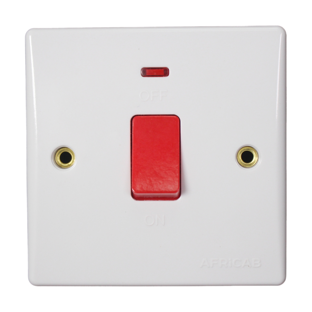 Fl Series Switches & Socket 20Ad.P. Switch With Neon