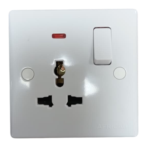 Fl Series Switches & Socket 13A Multi Switched Socket With Neon