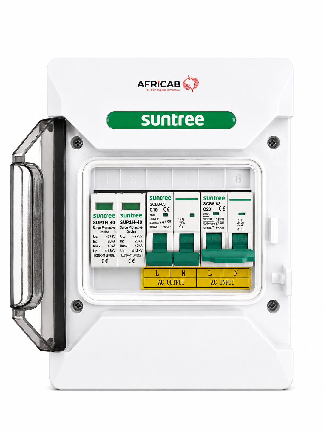 AC Combiner Box Single Phase (1In/1Out) 10A