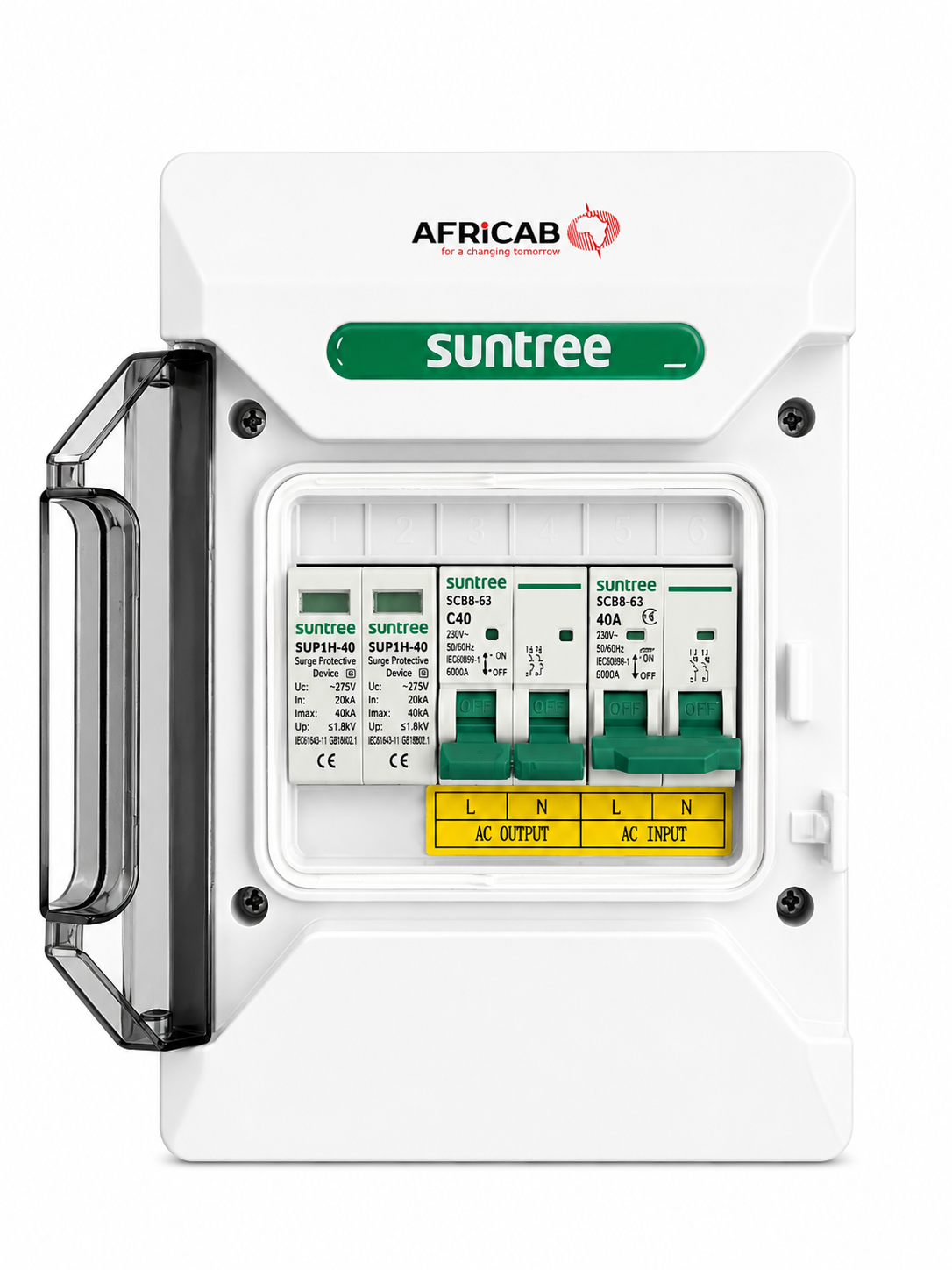 AC Combiner Box Single Phase (1In/1Out) 40A