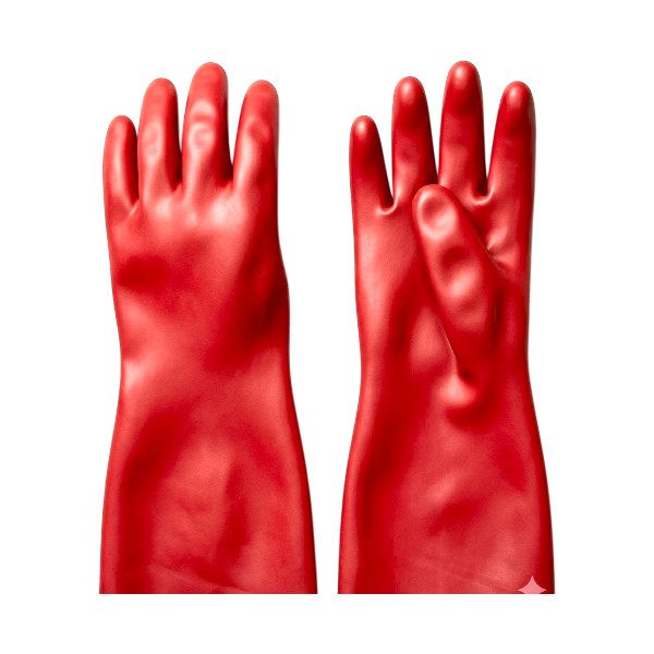 Gloves Leather - Red