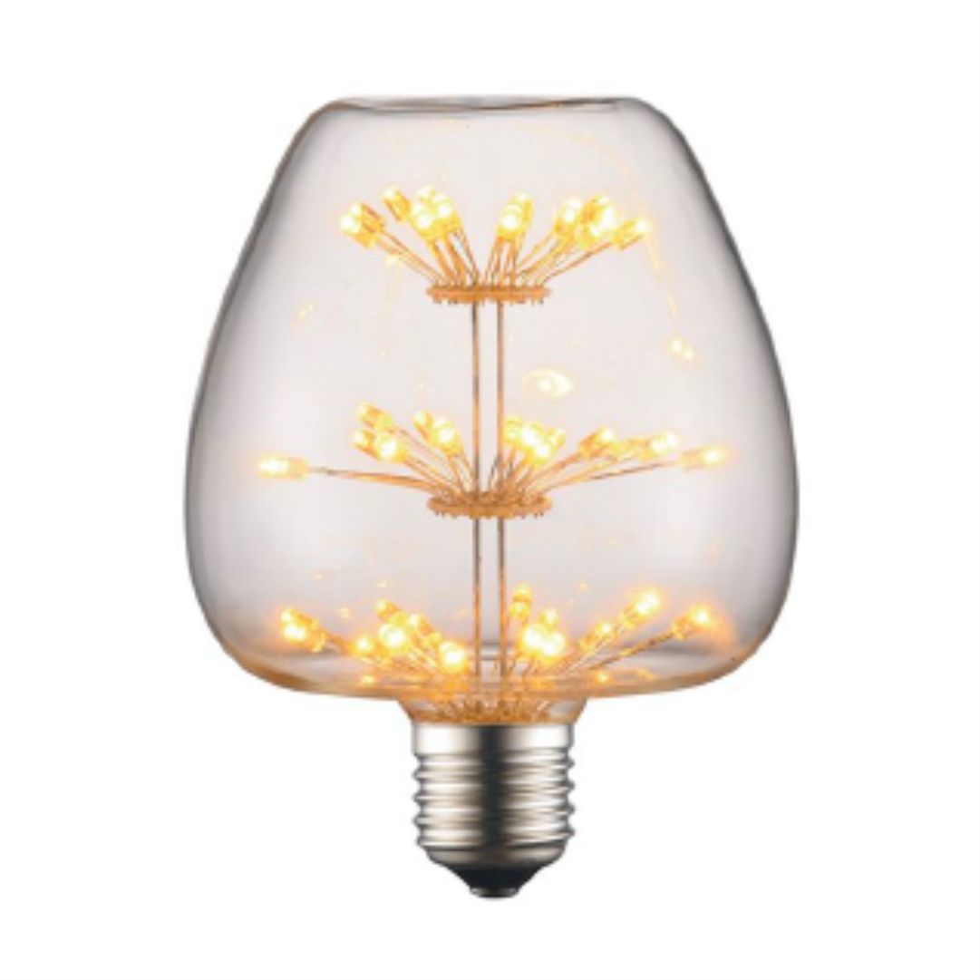 G145Star [ Apple ] -3W-E27-220V-Sw 95*140Hmm Clear