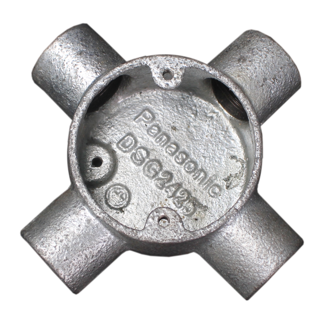 Metal Junction Box 4 Way 25Mm