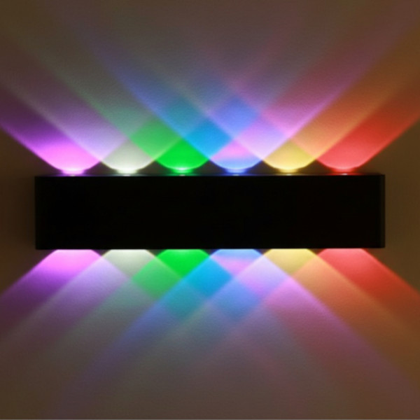 Oval Waterproof Wall Lamp 12W Colour Mix