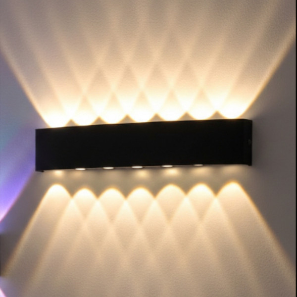Oval Waterproof Wall Lamp 12W Warm White