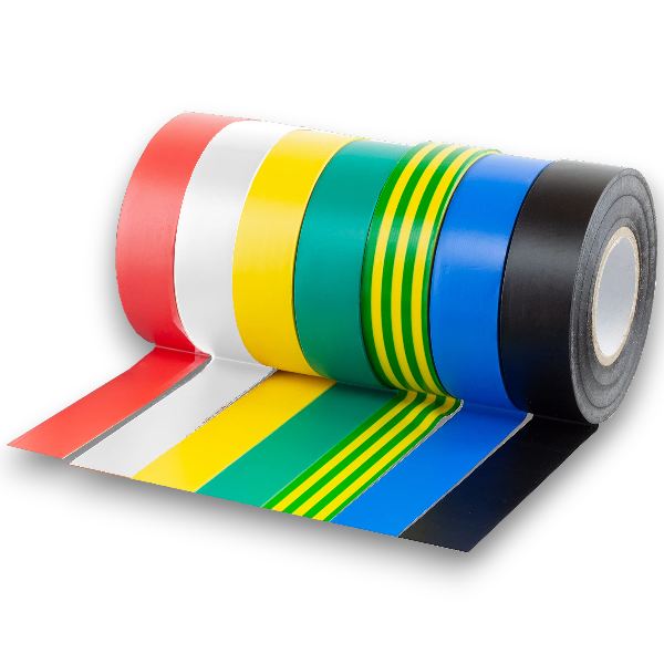 PVC Electrical Tape 0.15Mm*19Mm*20Y Yellowith Green