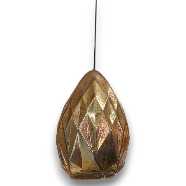 Hanging Light E27 Glass Rose Gold