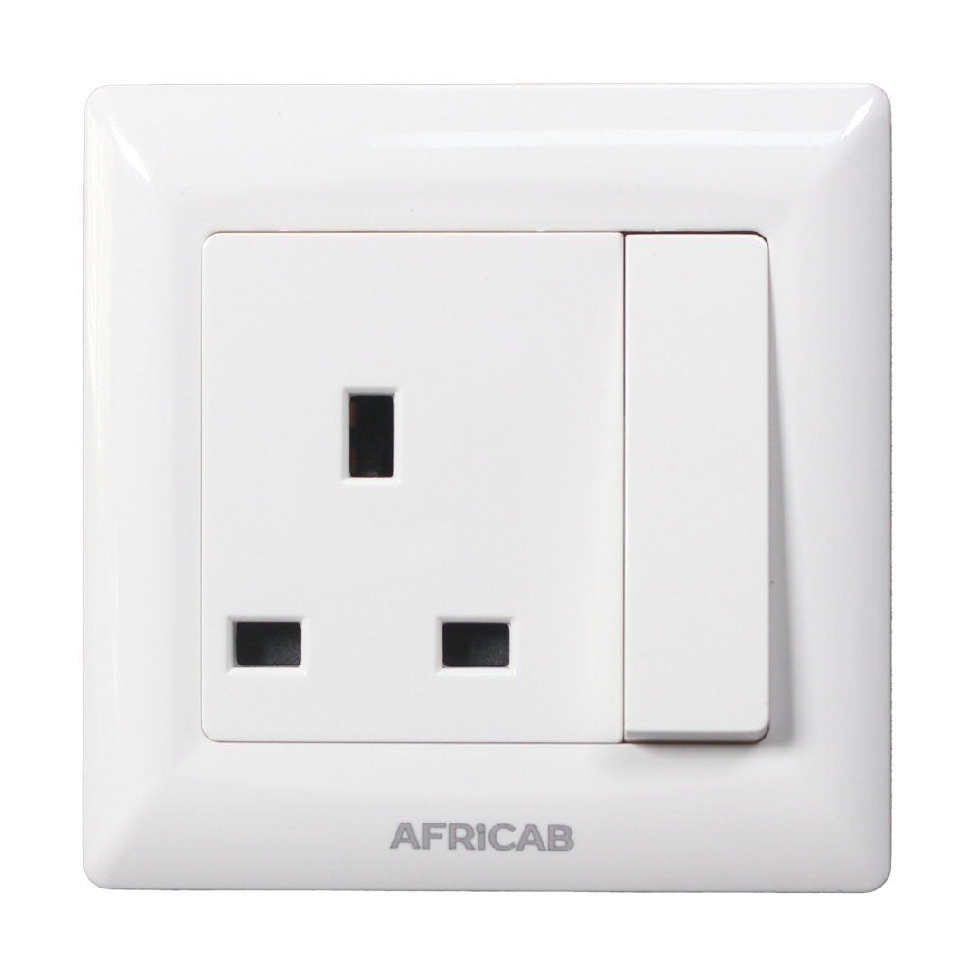 Africab La Series Switches & Socket 13A Single Socket La8313S