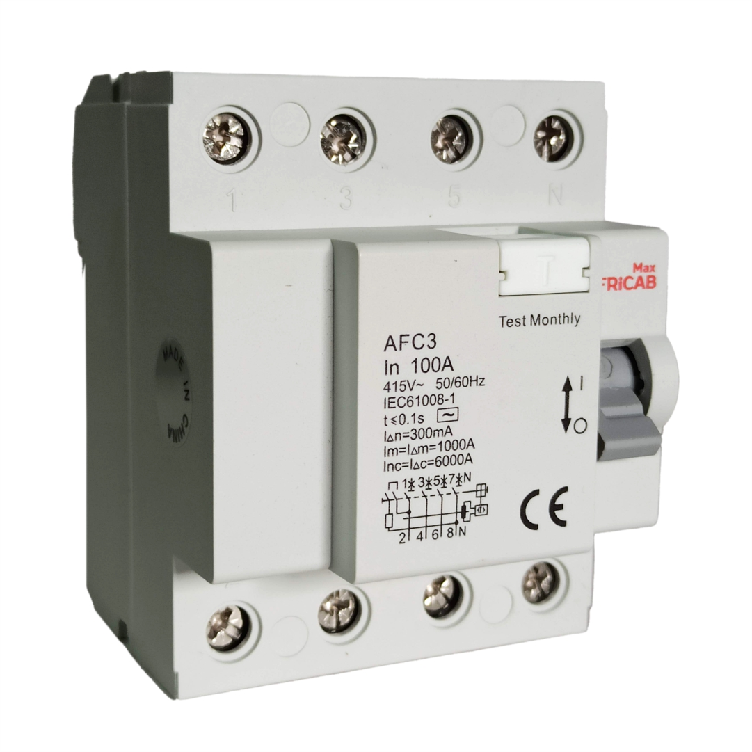 Africab RCCB 4P 100A 300Ma