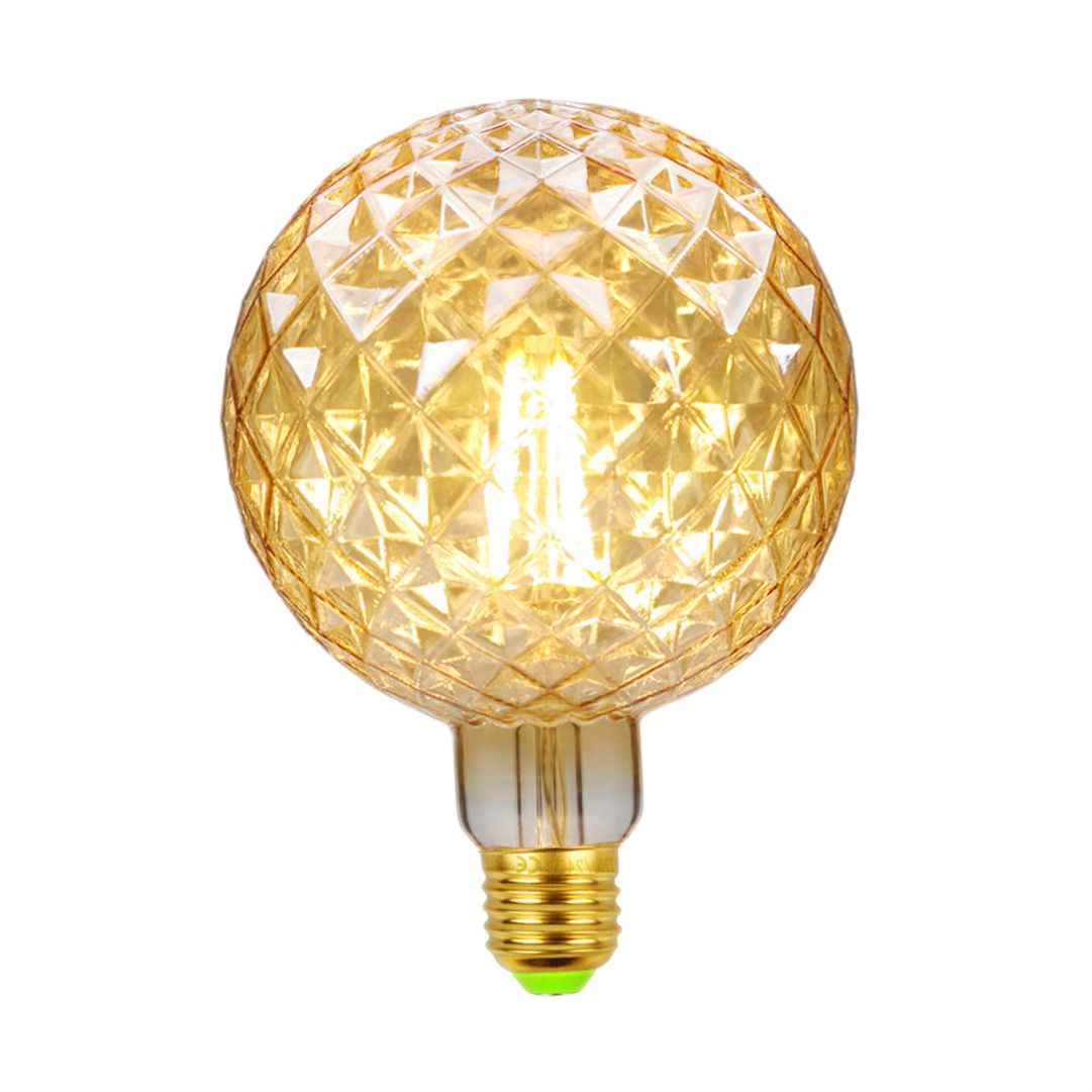 Pineapple-3W-E27-220V-2200K 95*140Mm Amber