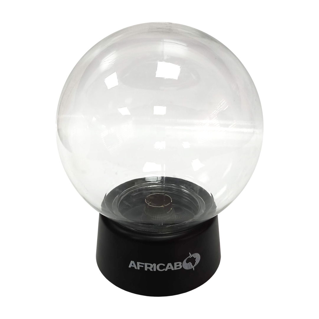 Ball Fitting 6" Clear B22 Black Base