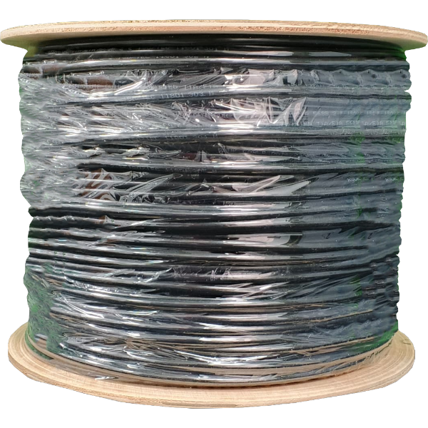 Utp Cat. 6 4*2*24Awg (0.5Mm) CCA PVC+Pe Jacket For Outdoor [Rsuk] 305 mtr