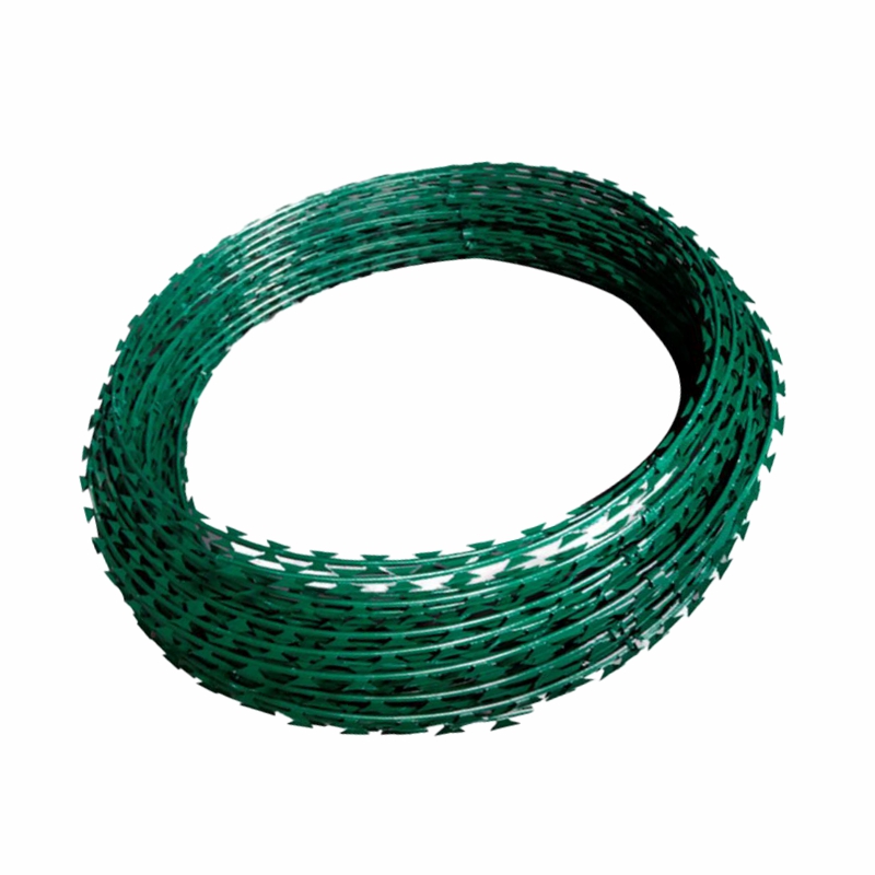 Razor Wire PVC Green Bto-22 * 500Mm