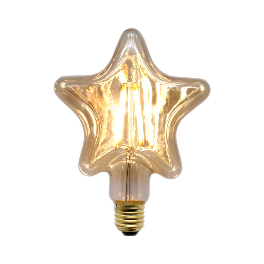 Star-4W-E27-220V-2200K 150*180Mm Amber