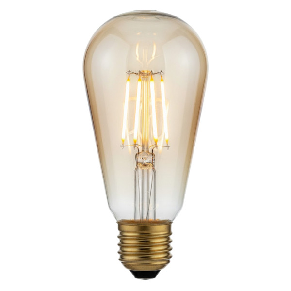 St64G-8W-E27-220V-Ww 64*140Mm Amber