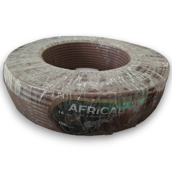 Single Wires (100M Coil) 16 Sq.mm Brown