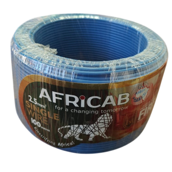 Single Wires (100M Coil) 2.5 Sq.mm Blue