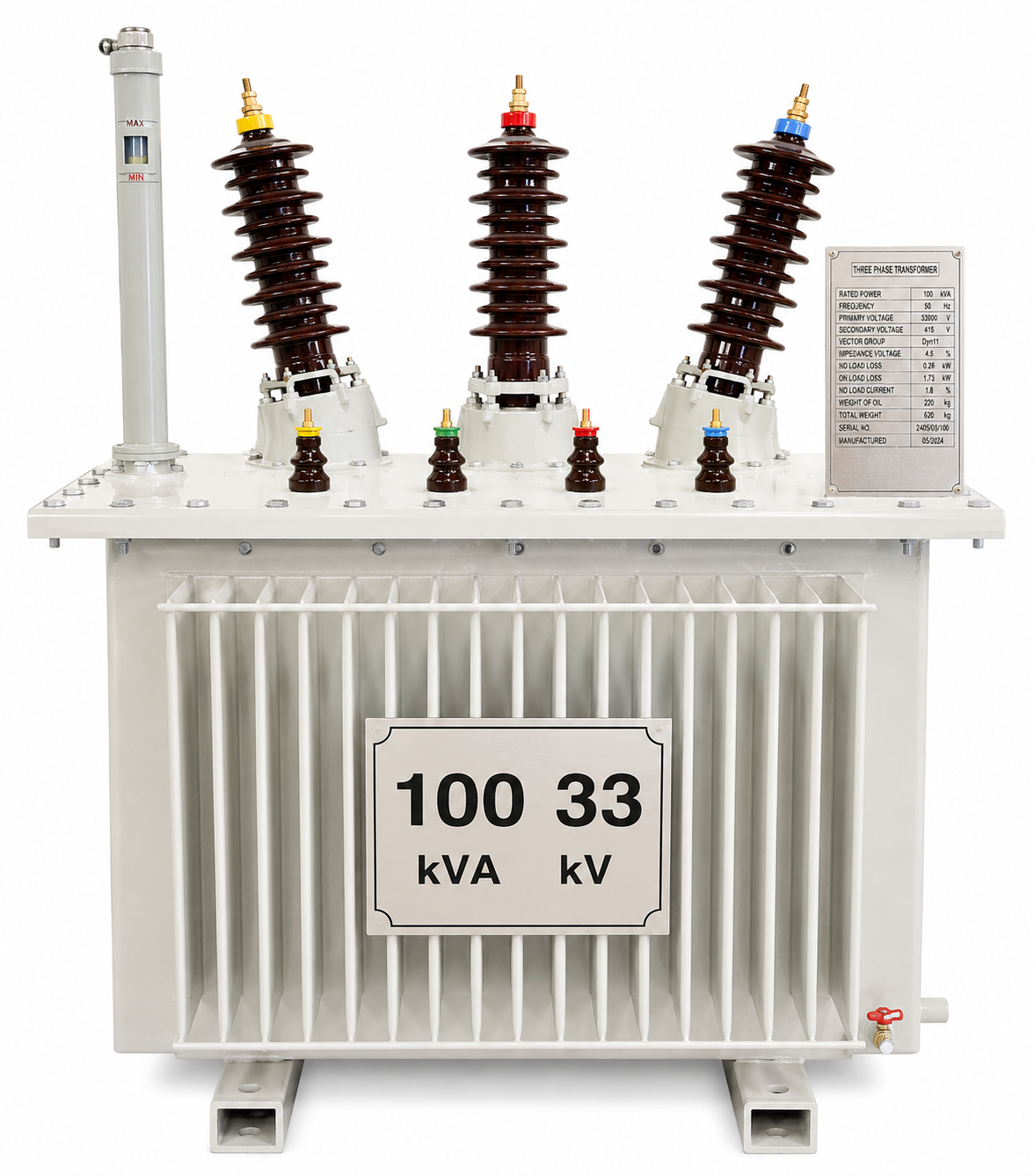 Transformer 100 kVA 33-0.4 Kv