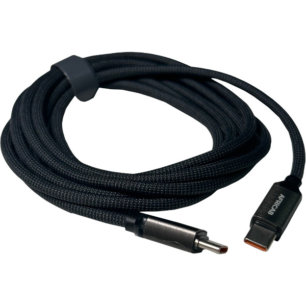 PD 100 W Fast Charging Data Cable, C–C, 1 m, 5 A, Black